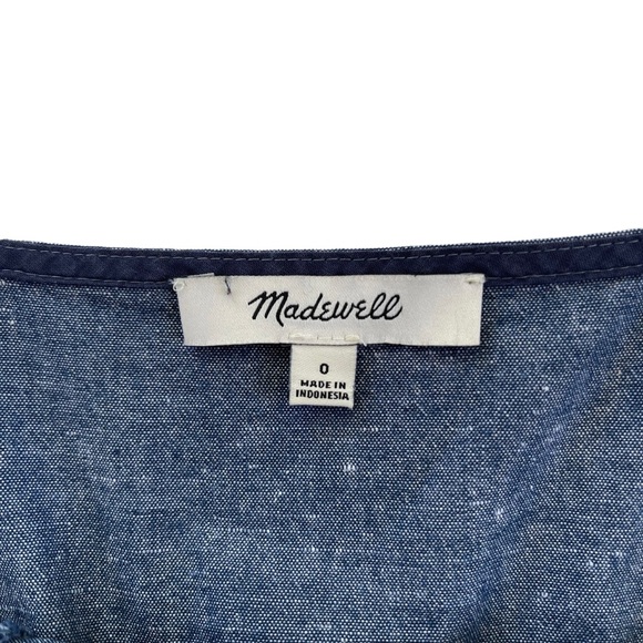 Madewell Chambray Cutout Summer Dress - Picture 6 of 8